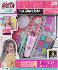 Studio fryzjerskie z kredami do włosów