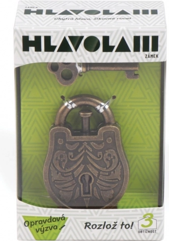 Metalowa łamigłówka – zamek