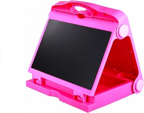 Dwustronna tablica dziecięca do rysowania z kredą i markerami 2w1