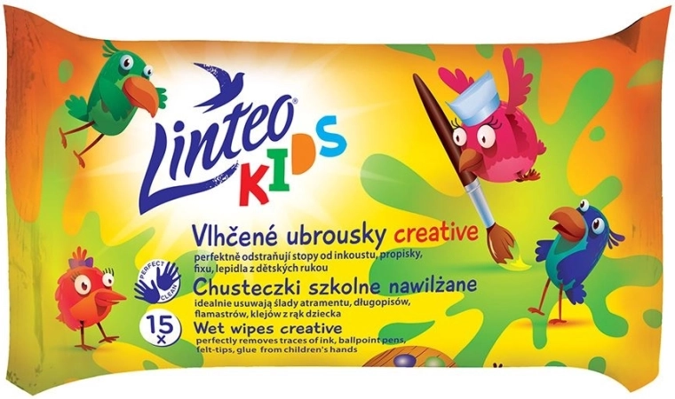 Dziecięce chusteczki nawilżane Linteo Baby Kids 15 szt.