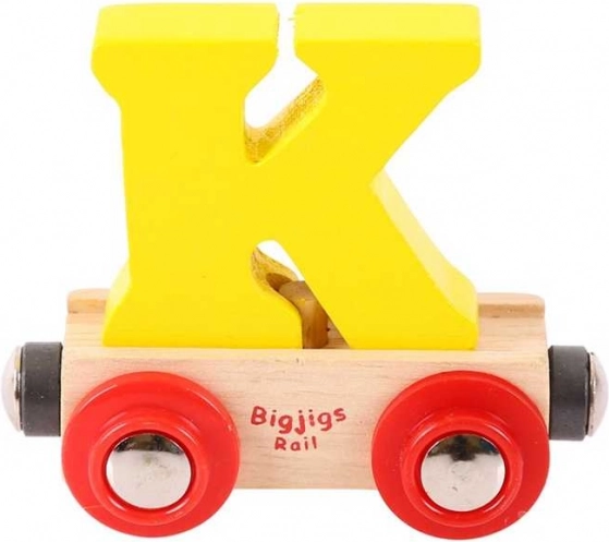 Wagonik Bigjigs Rail litera K