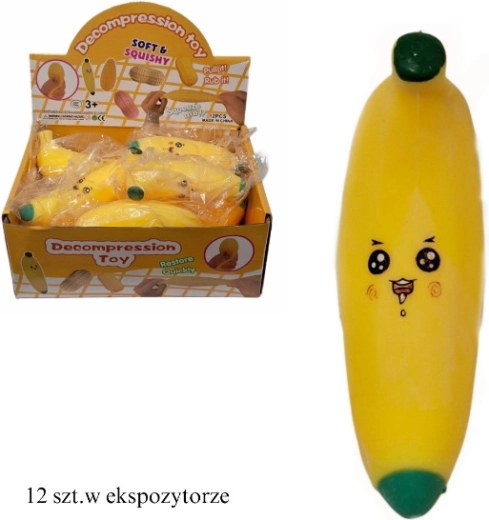 Antystresowy gniotek banan - 1 sztuka