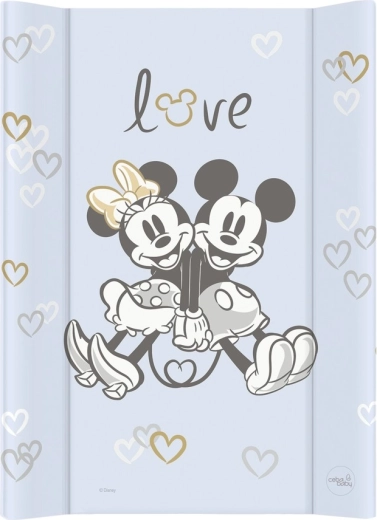Ceba Baby mata do przewijania z twardą płytą Comfort 50 × 70 Disney Minnie & Mickey niebieska