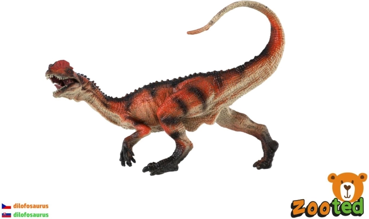 Dinozaur Dilofosaurus, plastikowy, 15 cm
