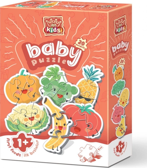 ART PUZZLE Baby Puzzle Owoce i warzywa (2–4 elementy)