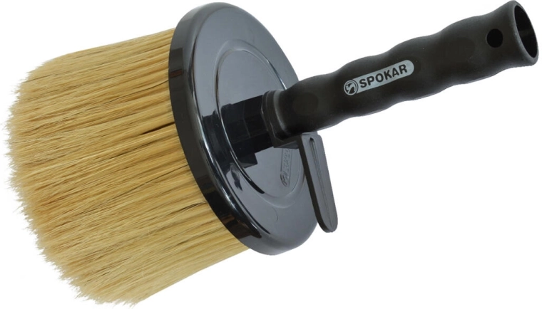 Okrągły pędzel malarski z plastikową rączką 13 cm