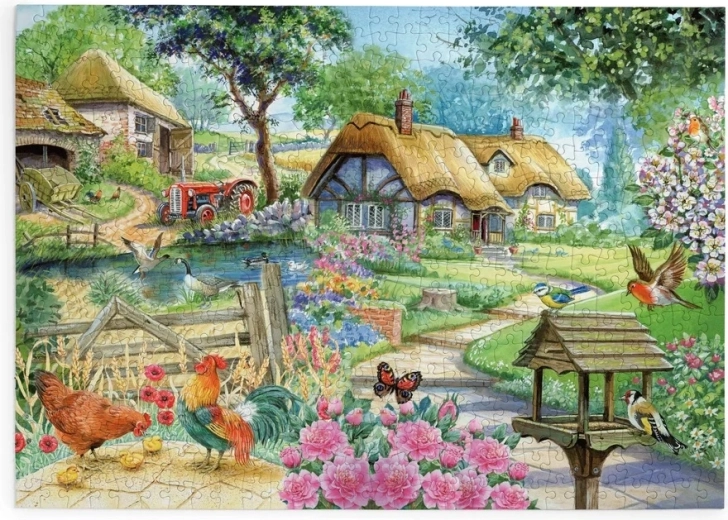 House of Puzzles Życie na wsi – puzzle 500 dużych elementów