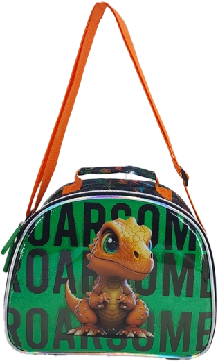 Dziecięca torba na ramię z dinozaurem 25 cm