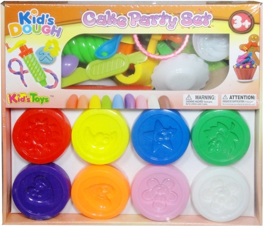 Zestaw masy plastycznej dla dzieci – 8 kolorów z narzędziami