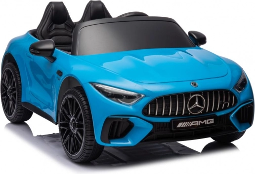 Elektryczny samochodzik Mercedes AMG SL63 niebieski lakierowany