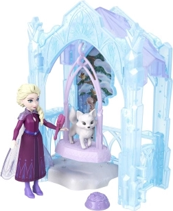 Frozen Mała lalka Elsa i jej lodowa kryjówka – zestaw do zabawy