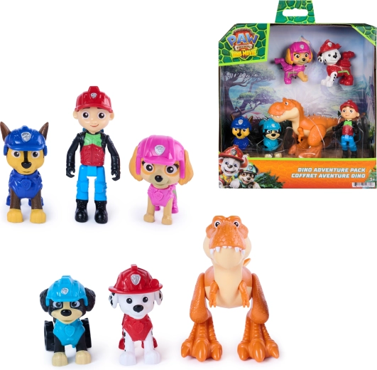 Psi Patrol Dino Adventure Pack – zestaw figurek