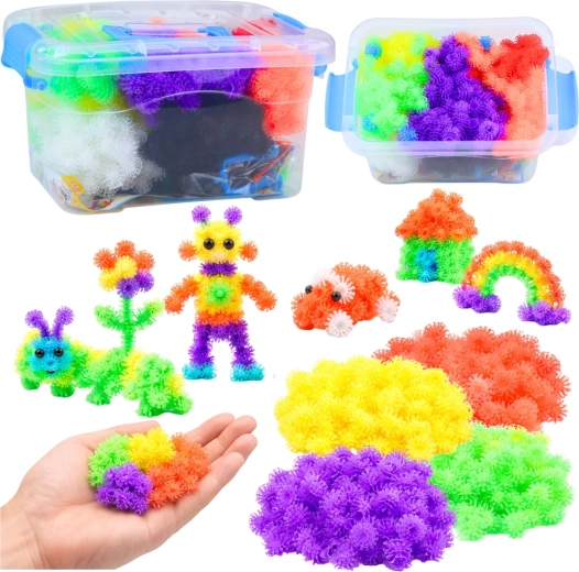 Kreatywny zestaw konstrukcyjny z jeżykowych kuleczek DIY, 836 elementów