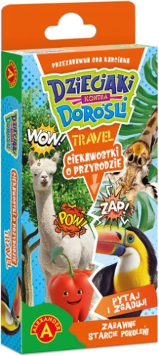 Dzieci kontra dorośli – Ciekawostki o przyrodzie Travel gra podróżna