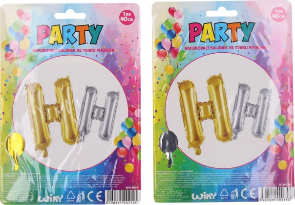 Nadmuchiwany balonik w kształcie litery H