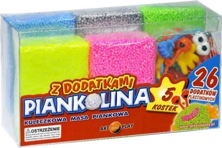 Piankolina 5 kolorów z 26 akcesoriami