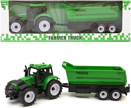 Traktor z przyczepą - 1 szt.