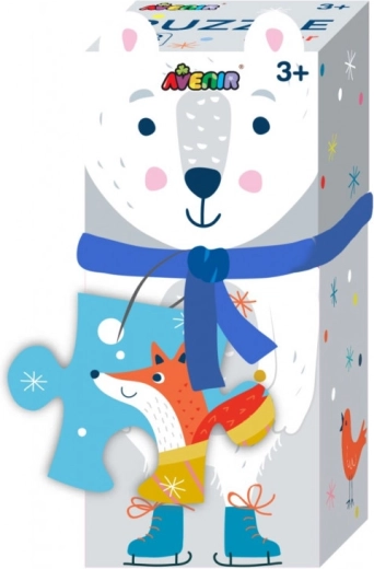Puzzle 28 elementów – niedźwiedź polarny