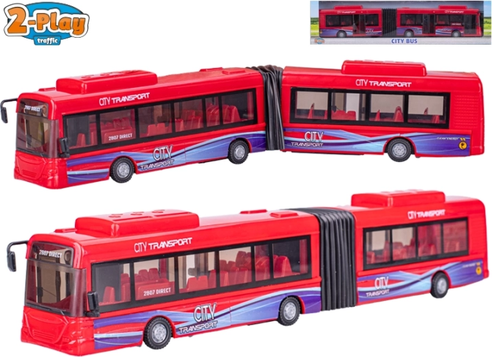 2-Play miejski autobus 39 cm z wolnym biegiem