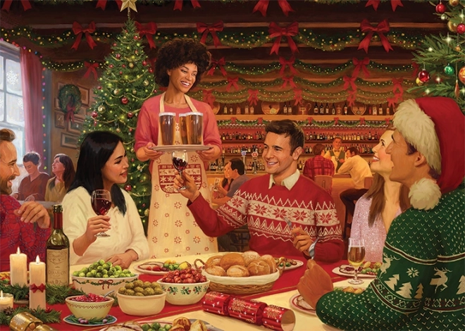 Puzzle Falcon Świąteczna Uczta 500 elementów