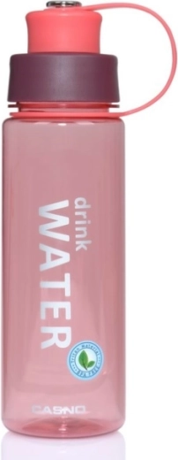 Sportowa tritanowa butelka na wodę Casno Ohio Clear 1000 ml czerwona