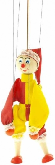 Drewniana marionetka Kašpárek