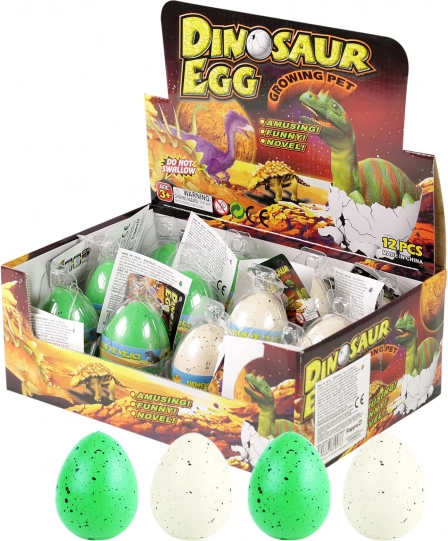 Rosnący dinozaur w jajku