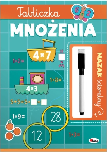 Zmazywalny zeszyt – tabliczka mnożenia