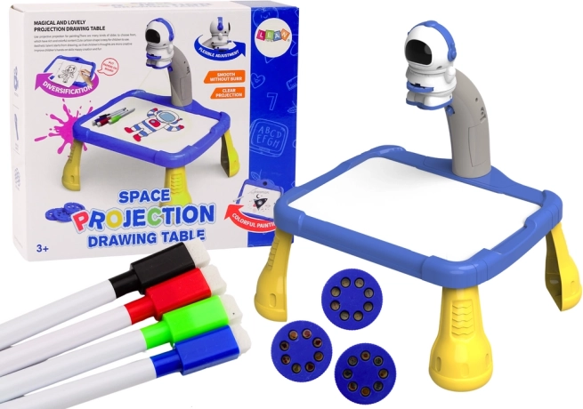 Dziecięcy projektor do rysowania z kosmicznym motywem