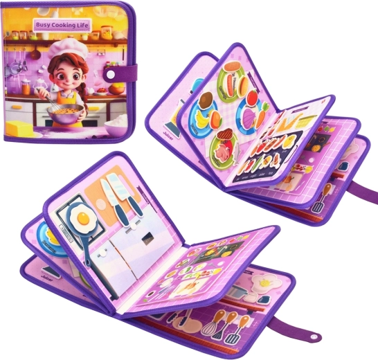 2Kids Toys sensoryczna książka aktywizująca (busy book) – gotowanie