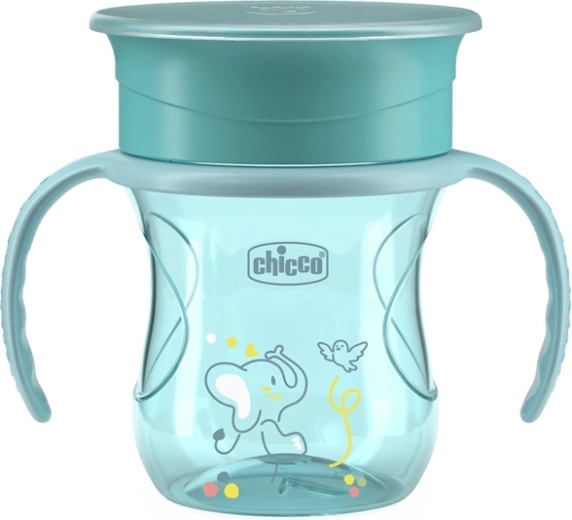 Kubek Chicco 360 Perfect X z uchwytami teal 12m+