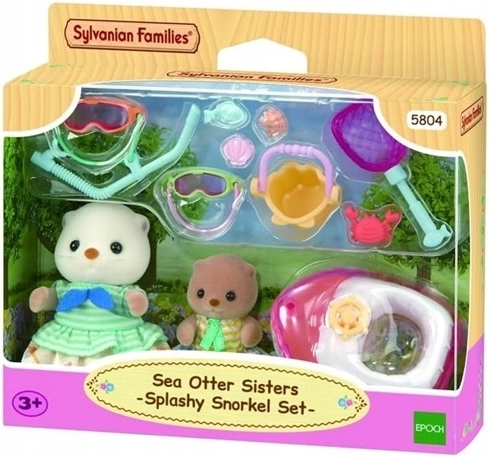 Sylvanian Families siostry wydry morskiej na wakacjach