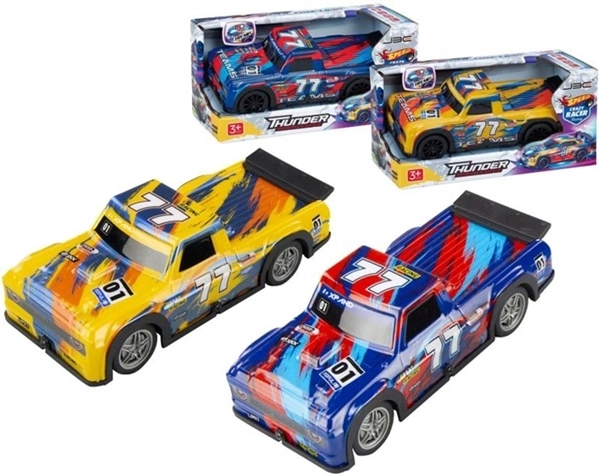 Dziecięcy pick-up ze światłami i dźwigiem - 1 sztuka