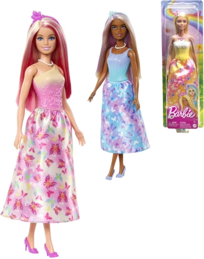 Mattel Barbie bajkowa księżniczka, lalka modowa z ruchomymi stawami (4 warianty) - 1 sztuka
