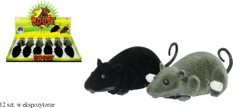 Nakręcana myszka – mechaniczna zabawka dla dzieci