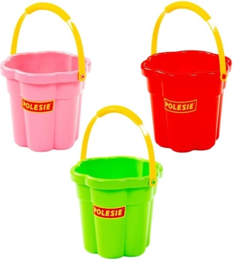 Dziecięce plastikowe wiaderko kwiatuszek - 1 sztuka