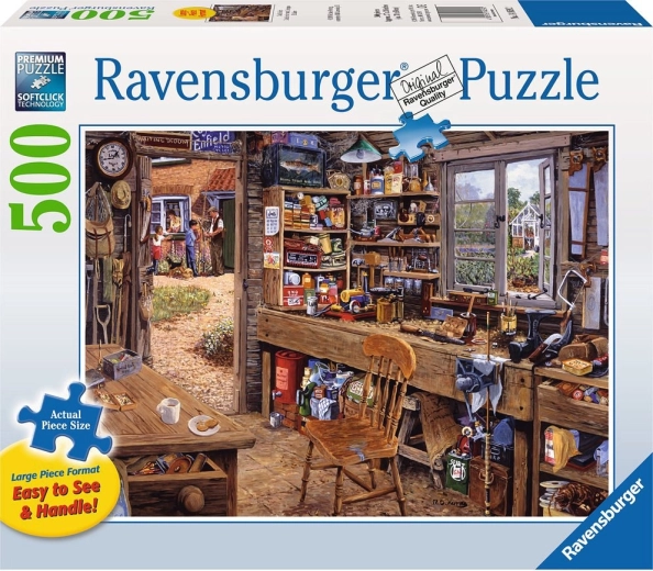 Ravensburger Puzzle Warsztat taty XXL 500 elementów