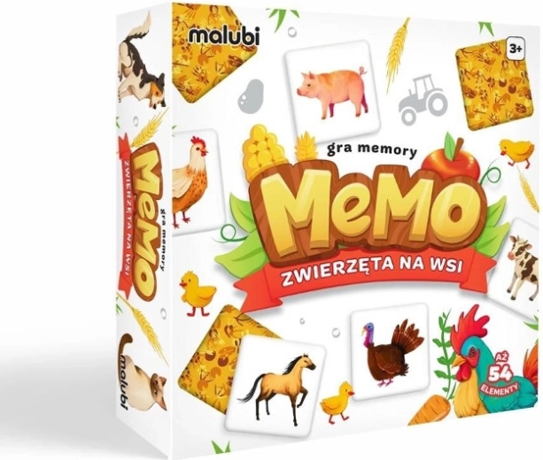 Gra memo Zwierzęta na farmie