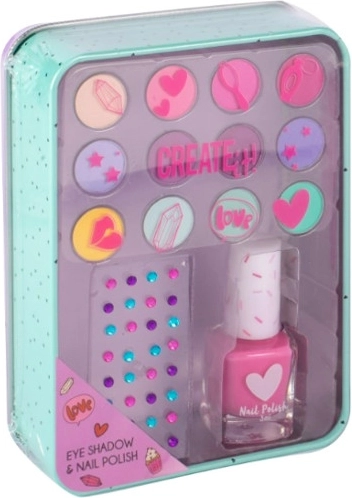 Create It! zestaw cieni do powiek i lakier do paznokci w puszce