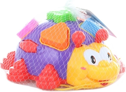 Drewniana układanka Biedronka dla dzieci od 18 miesięcy