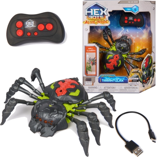 Hex Bots Wall Crawler Spideroid – zdalnie sterowany robotyczny pająk wspinający się po ścianach