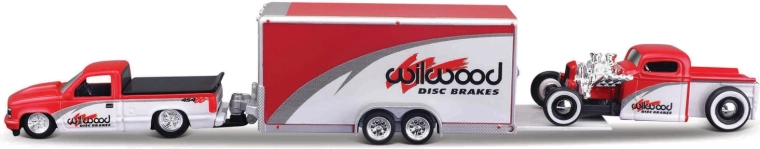 Maisto Design Team Haulers Chevrolet 454 SS pick-up z przyczepą i Chevy pickup