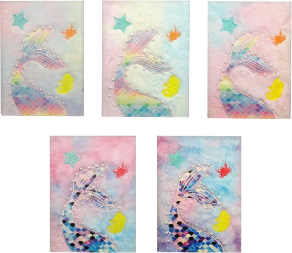 Pluszowy pamiętnik z ogonem syreny