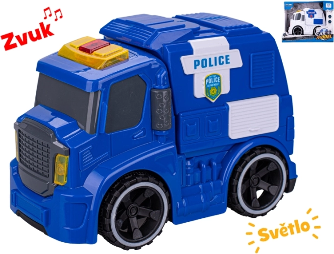 Auto ratunkowe ze światłem i dźwiękiem 19 cm