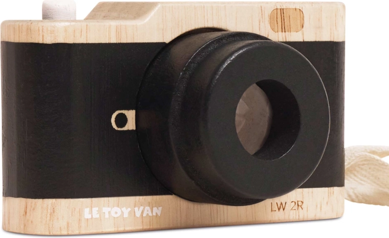 Le Toy Van Drewniany retro aparat fotograficzny z kalejdoskopem