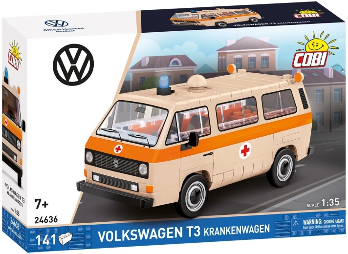 Cobi Volkswagen T3 karetka 1:35 (141 elementów) - 1 szt.