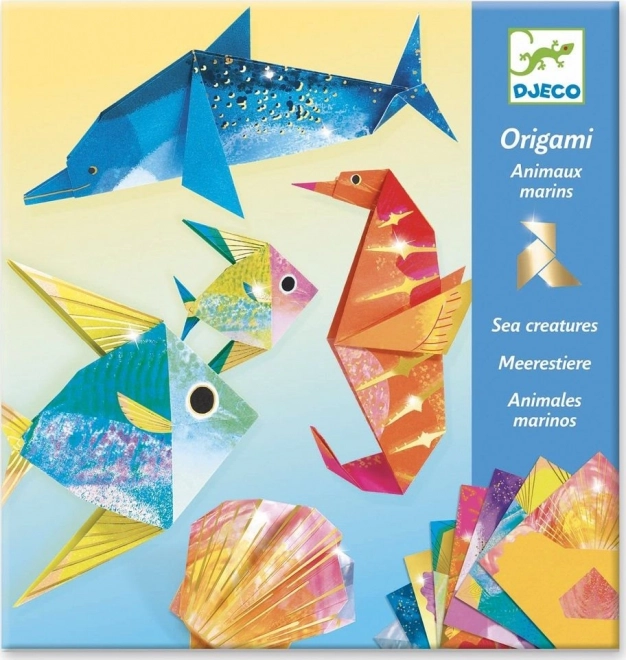 Origami metaliczne pod wodą