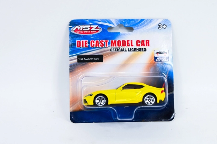 MSZ Toyota GR Supra żółty model auta 1:58