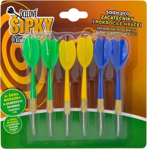 Uniwersalny zestaw lotek z metalową końcówką