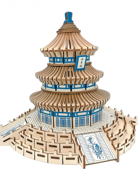 Drewniane puzzle 3D – Świątynia Nieba